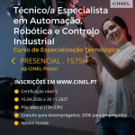 Técnico/a Especialista em Automação, Robótica e Controlo Industrial (CET)